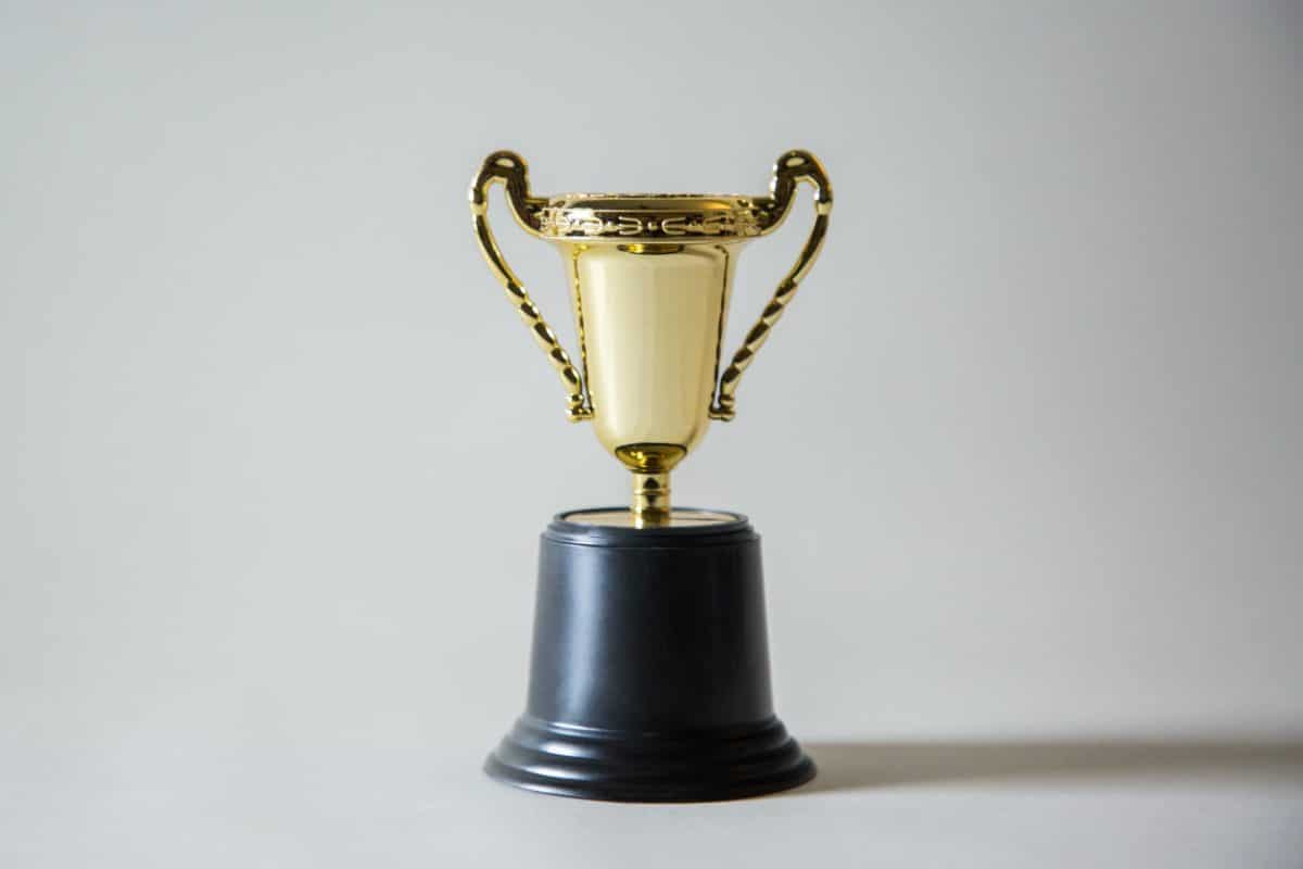 UX Award finalists 2024. Trophy cup