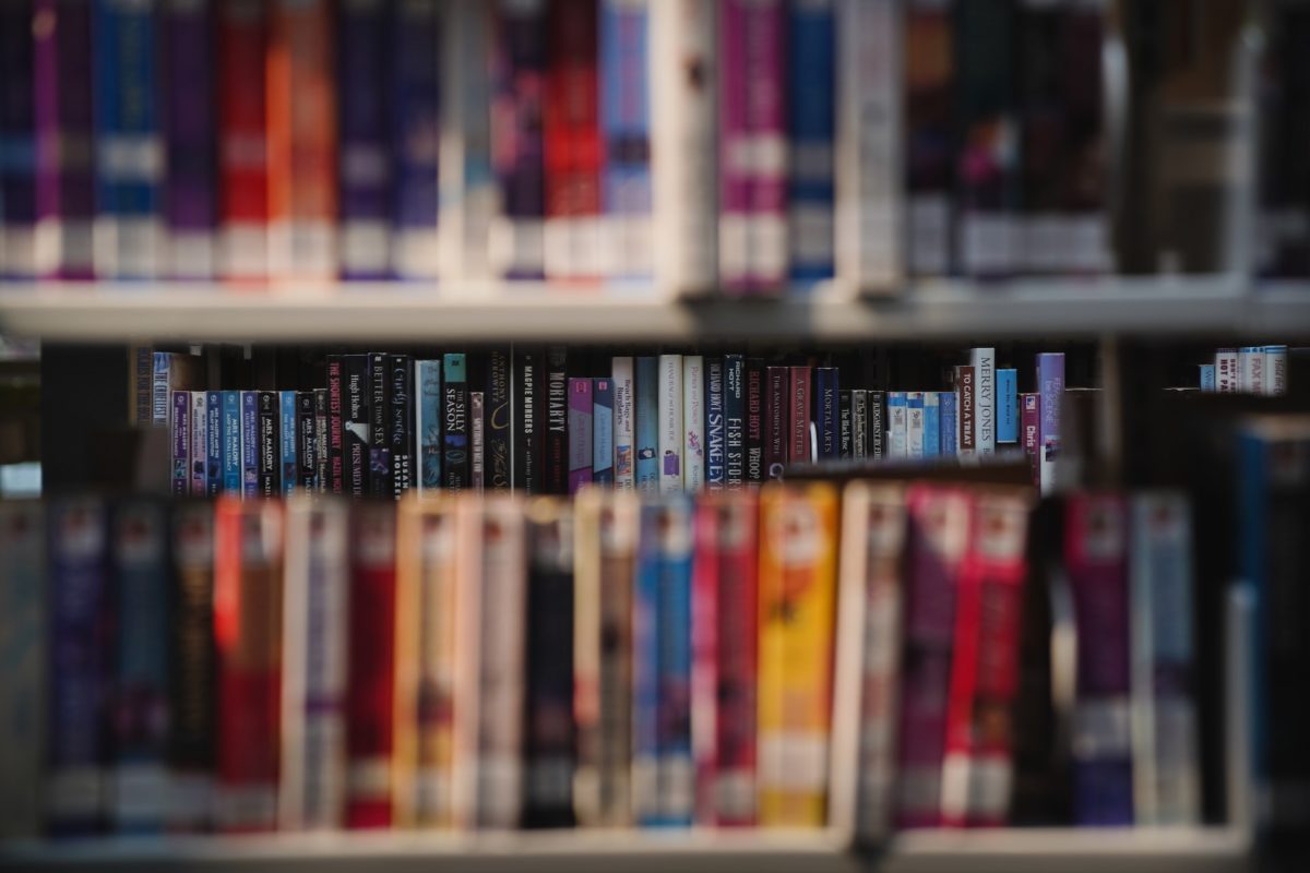 Library bookshelf