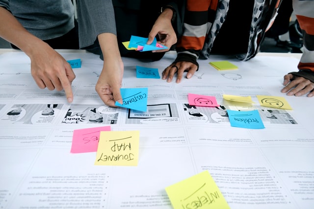 UX journey mapping