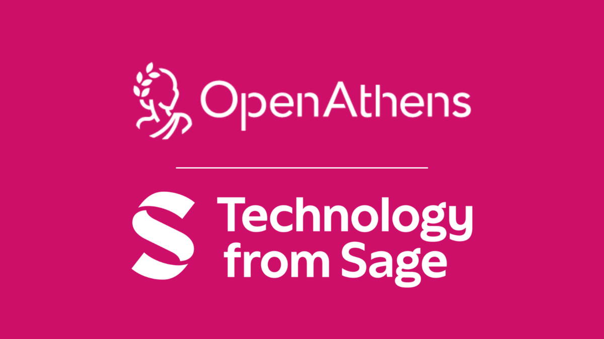 OpenAthens and Technology from Sage logos