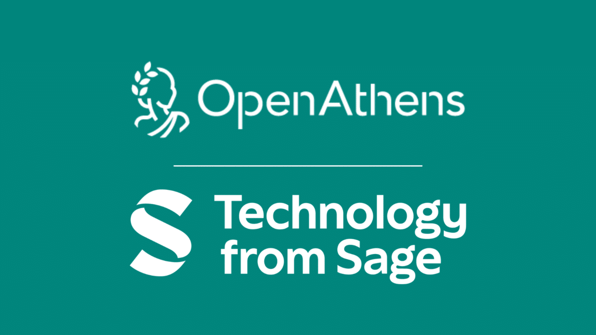 OpenAthens and Technology from Sage logo in green